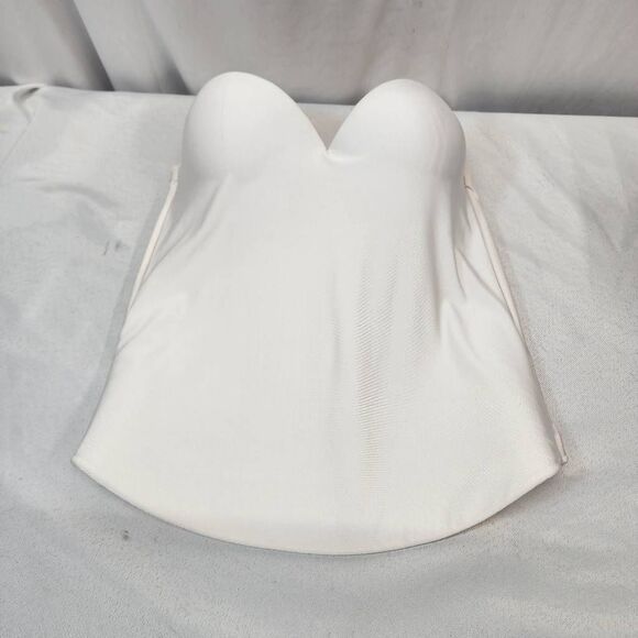 Davids Bridal Size 38B Smooth Seamless Long line Bra STYLE# 7643 White Bustier - Picture 1 of 5